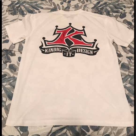 Signed Kindigit Classic Logo Tee Tshirt 